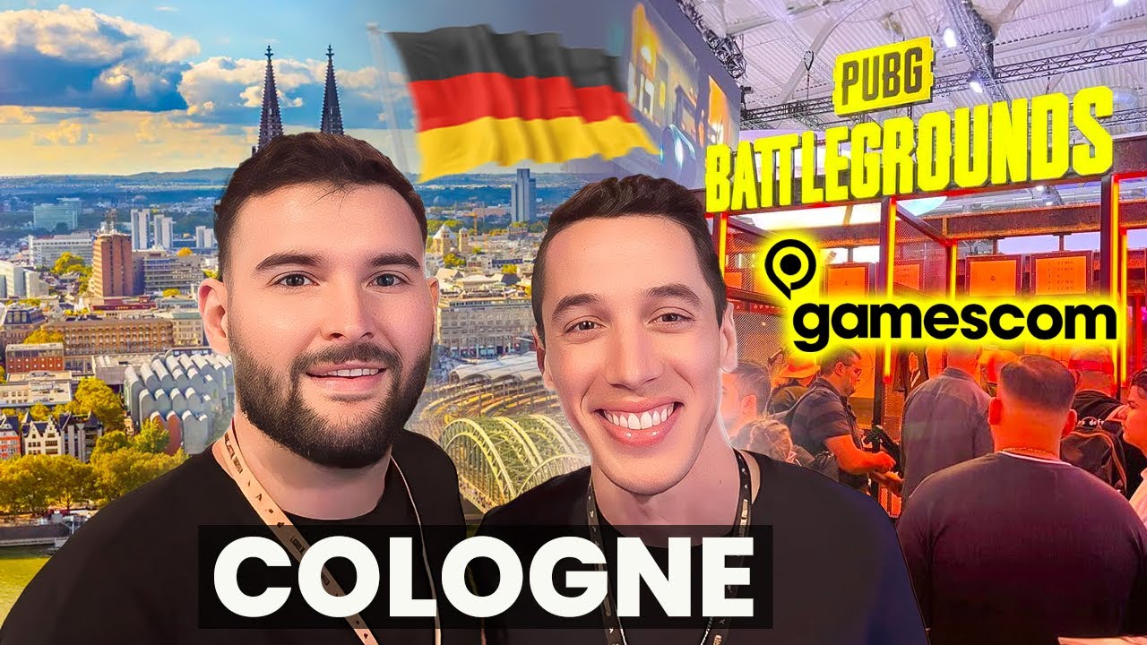 THE BIGGEST GAMING CONVENTION IN THE WORLD | GERMANY TRAVEL VLOG - GAMESCOM 2024 - PUBG HOTDROP 2024