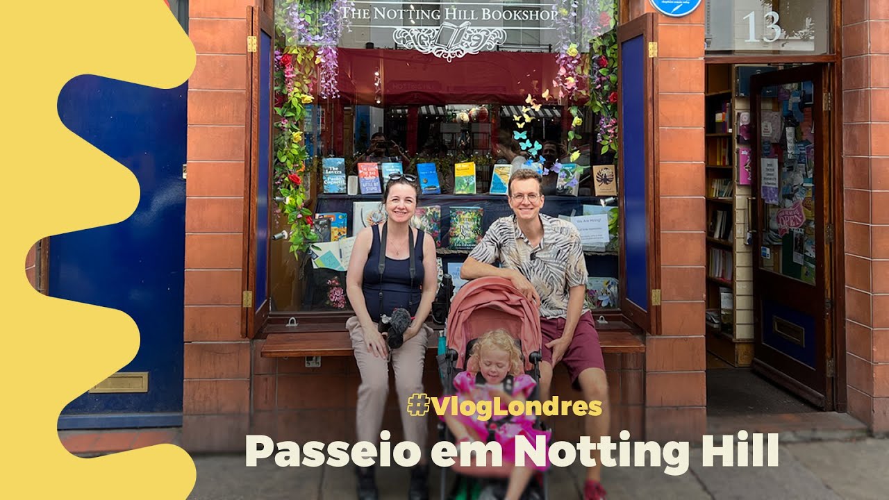 VLOG Passeio em Notting Hill e Holland Park