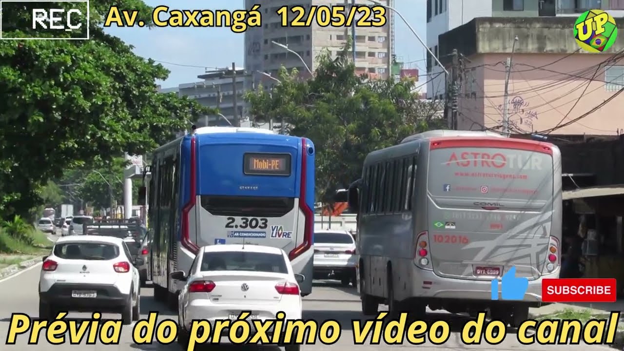 Avenida Caxangá - Um  pouco do próximo vídeo longo  -  Ônibus  do Recife