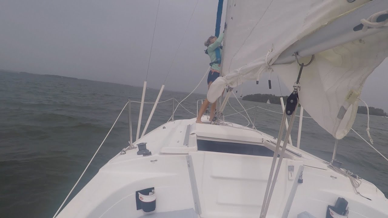 Sahara Dust Plume Sail - MacGregor 26S - Lake Hartwell, SC - 10kt to 20kt Winds