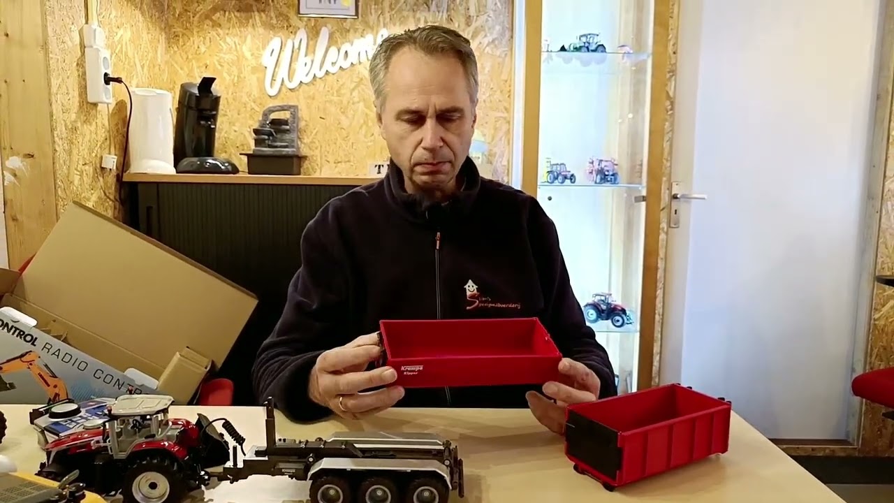 Siku krampe containerbak gemaakt met 3D