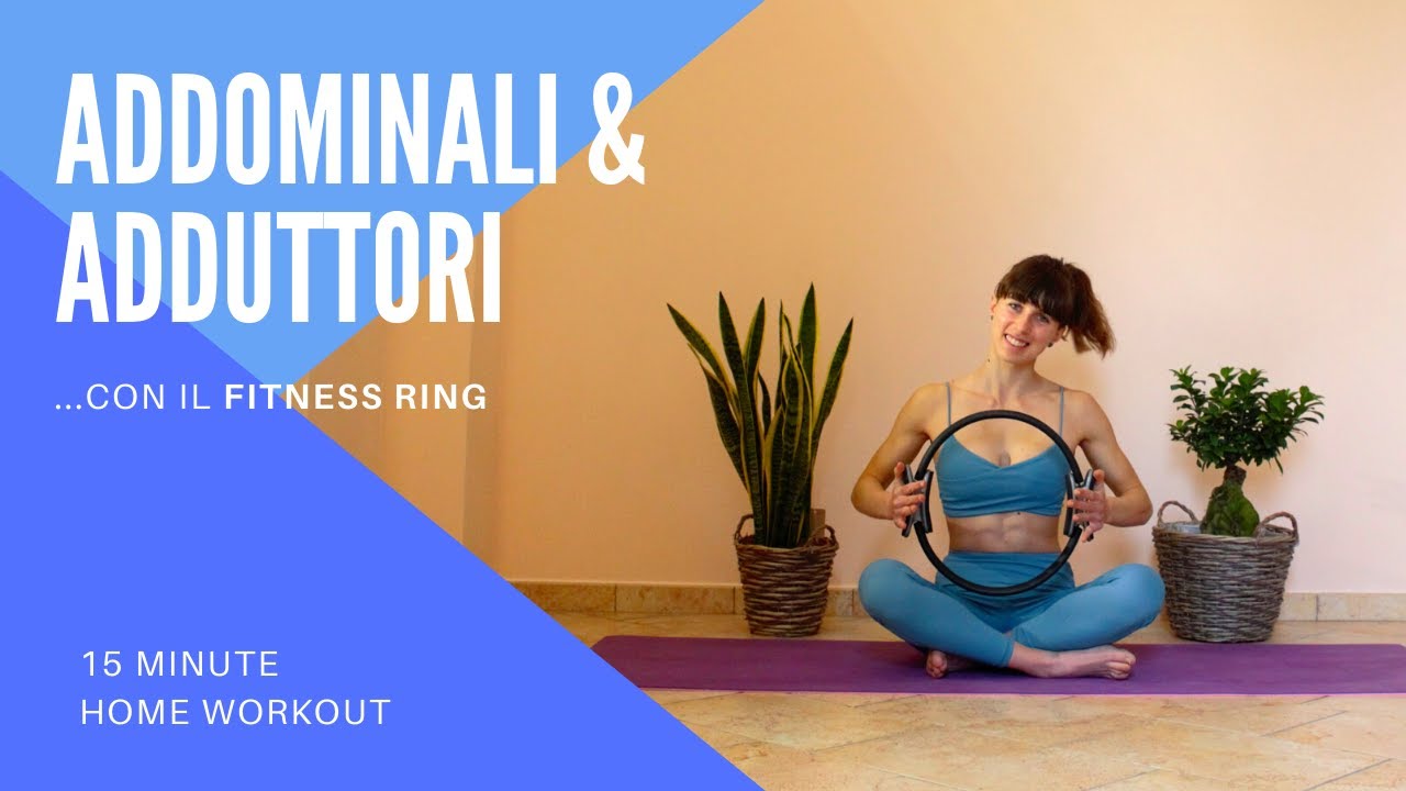 ADDOMINALI E ADDUTTORI 💪- 3 ESERCIZI CON IL FITNESS RING!
