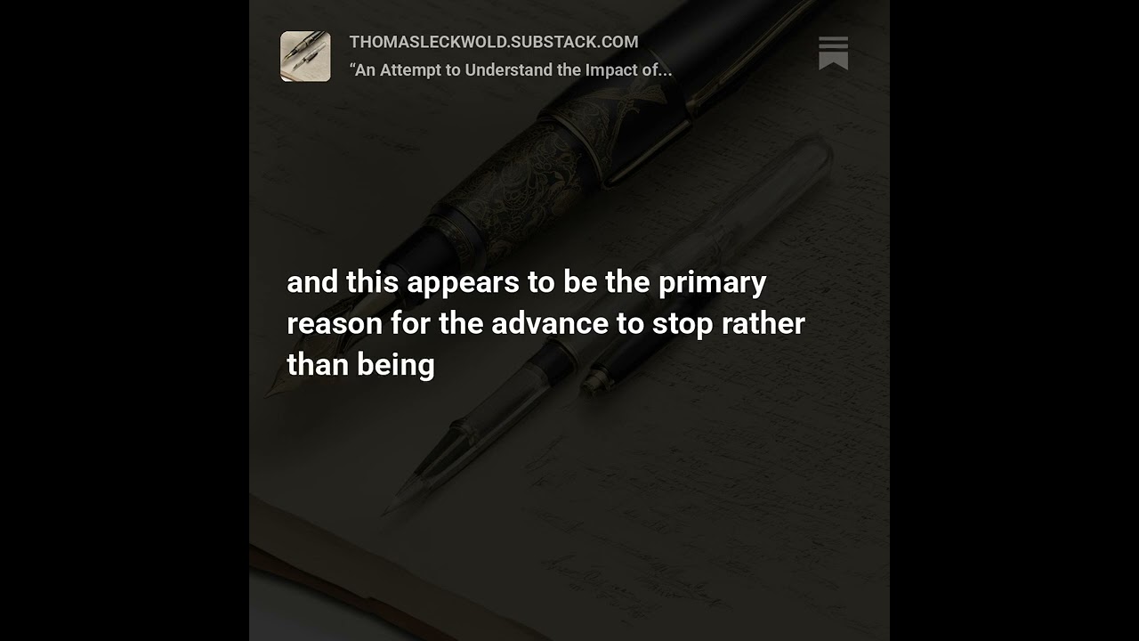 “An Attempt to Understand the Impact of the Kursk Offensive” - Audio Summary