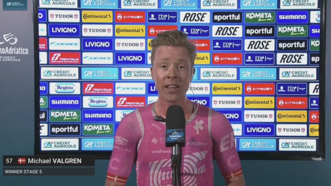 Michael Valgren | Wywiad po wyścigu | Zwycięzca 5. etapu Tirreno-Adriatico 2026