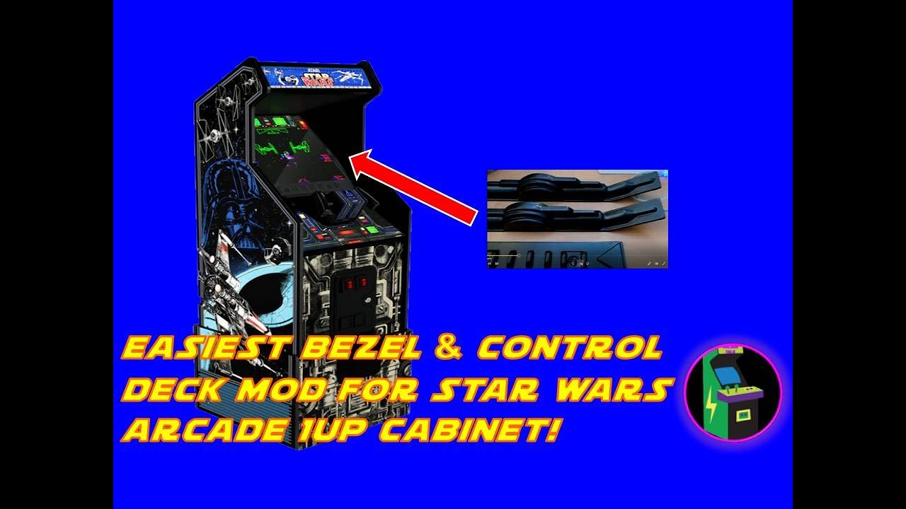 Star Wars Arcade 1Up - Easy Bezel Mod You Can Do In Minutes!