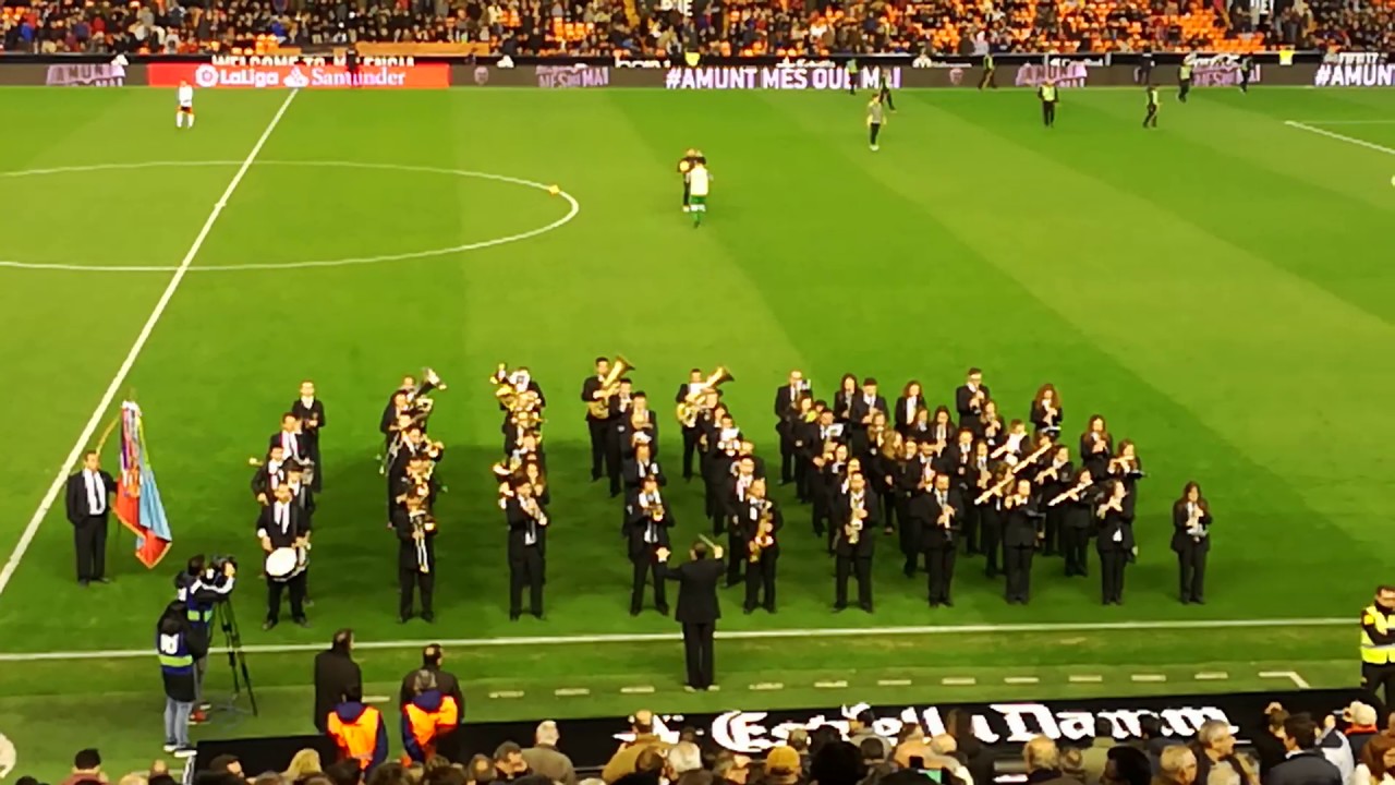 València CF - CD Leganés - UNIÓ MUSICAL MONTESA a Mestalla