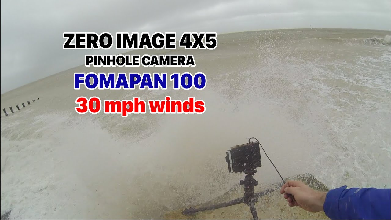 6 shots - Zero Image 4x5 pinhole camera - Fomapan 100 + 30 mph winds.