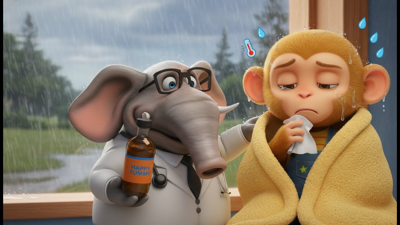 Kids Lessons: When Sunny gets sick - Self-awareness in seeking medical treatment