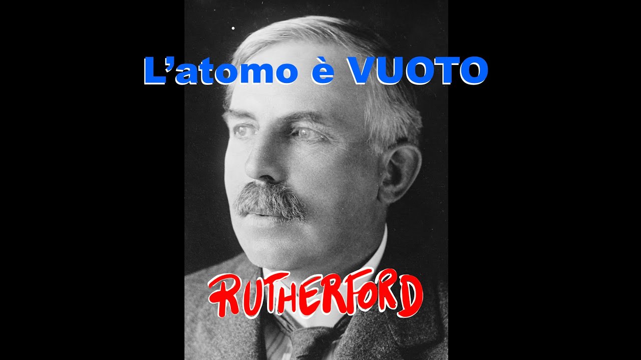 #rutherford l'esperimento della LAMINA D'ORO e il VUOTO: IL MODELLO ATOMICO PIU' ICONICO