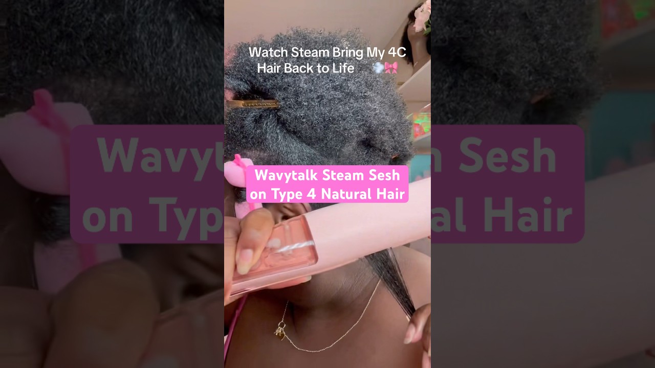 Wavytalk Steam Straightener on 4cHair 