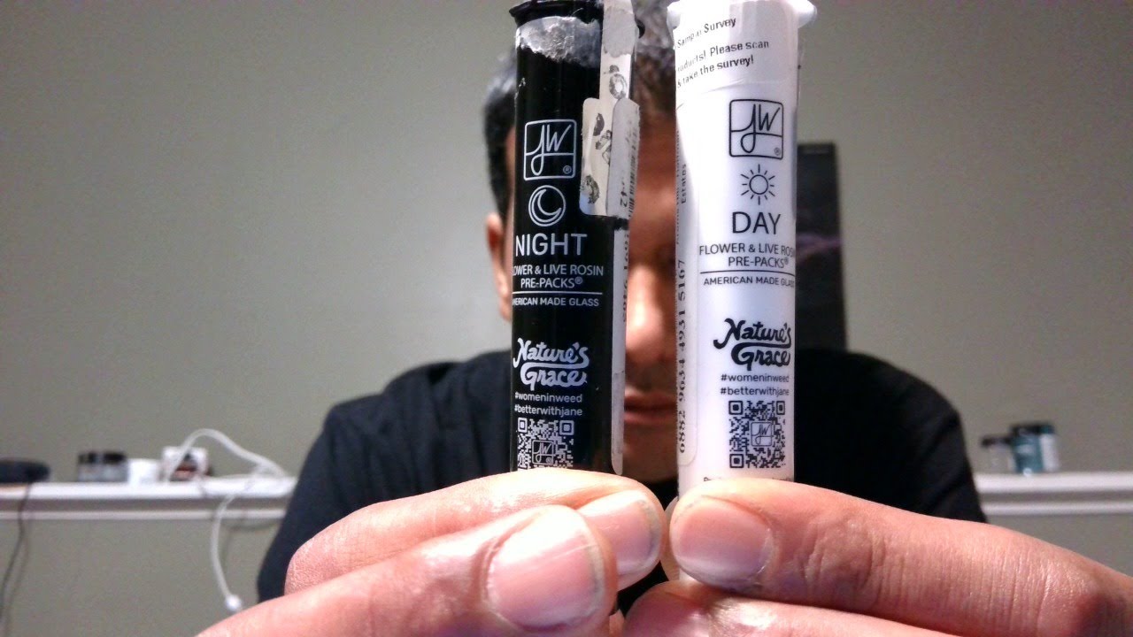 WHAT THE F**K IS INSIDE #3 NIGHT AND DAY CHILLUMS By JANE WEST(rosin and flower prepacks) (ILLINOIS)
