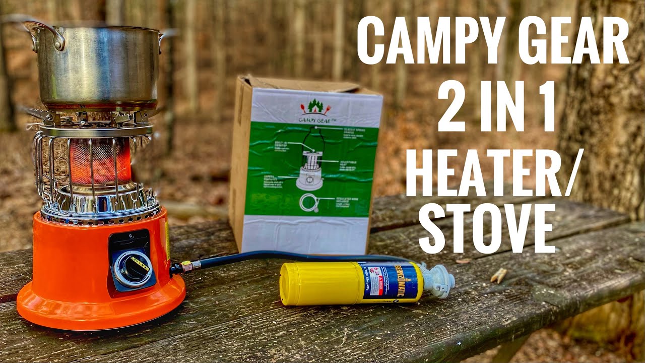CAMPY GEAR 2 IN 1 STOVE AND HEATER REVIEW