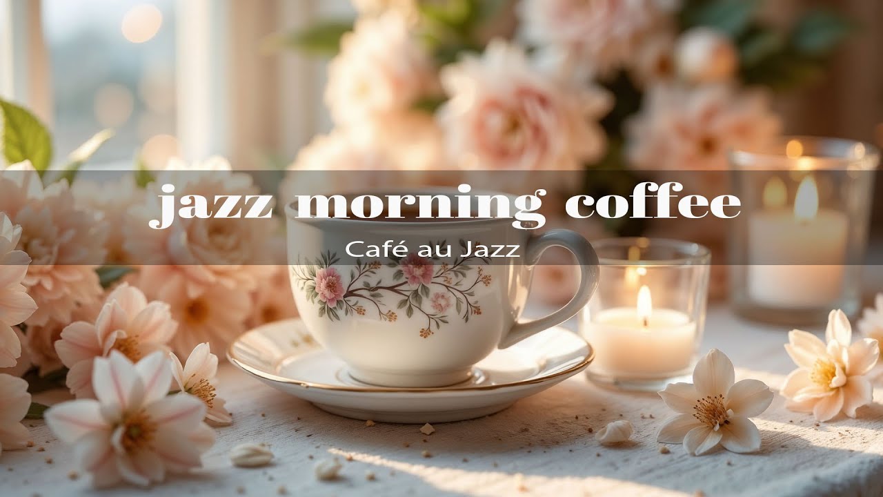Elegant Jazz Music ☀️ Soft Morning Coffee Bossa Nova for Peaceful Work and Positive Energy