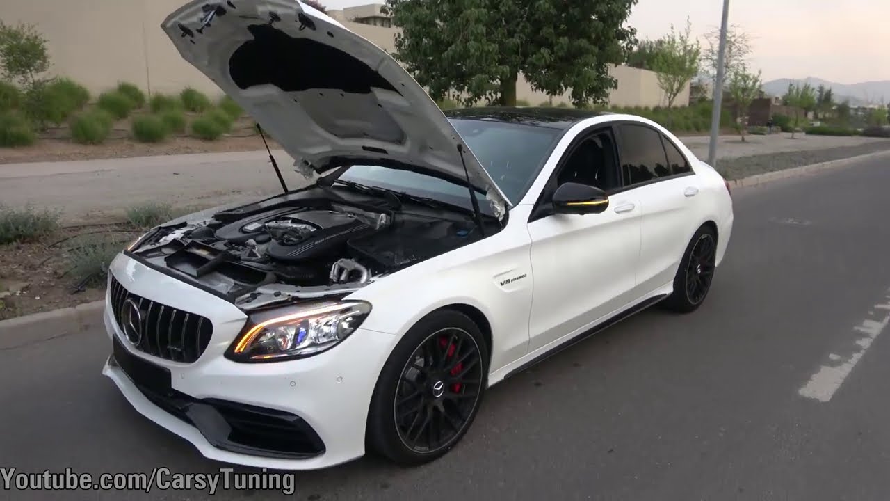 Probando el ultimo Mercedes Benz C63s AMG junto a @carsandcoffeecl