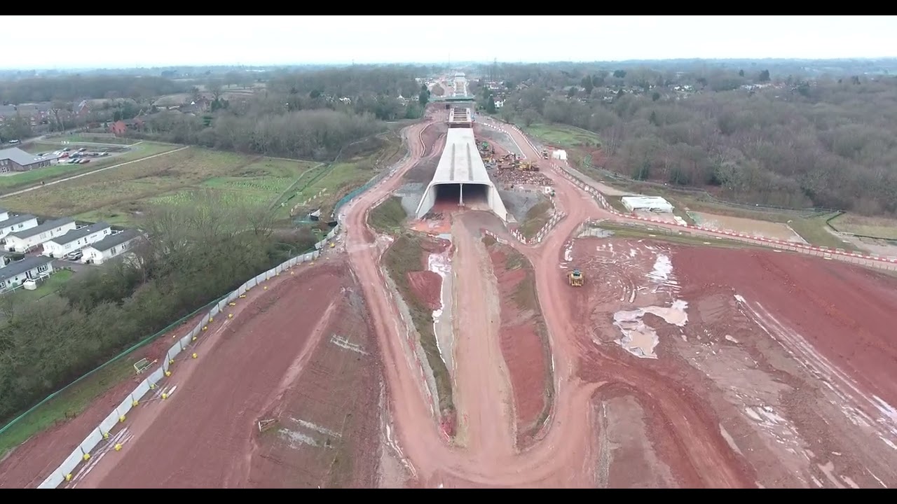 HS2 Route Kenilworth to Burton Green - January 2025