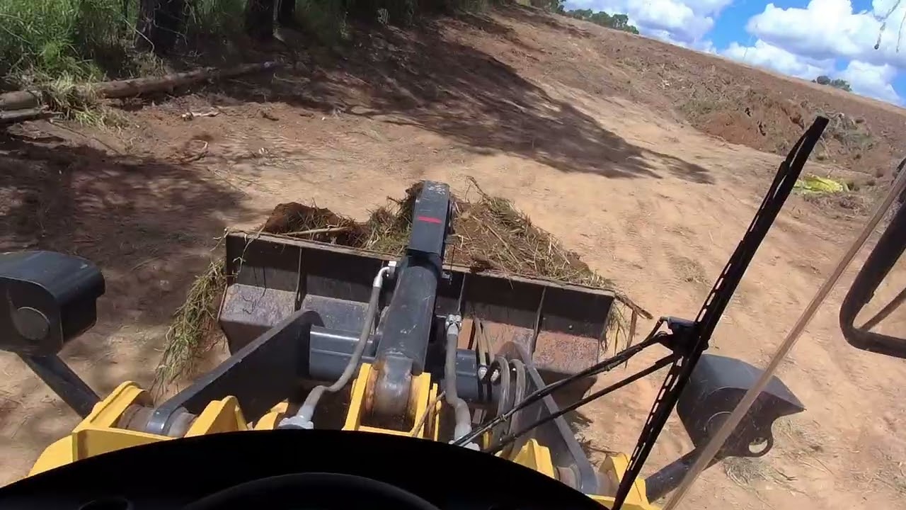 Bora de carregadeira sany!