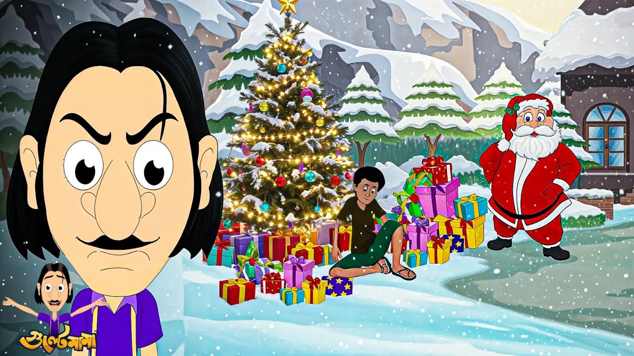 গুল্টেমামার বড়দিন সারপ্রাইজ! | Gulte Mama Becomes Santa | Funny Christmas Special