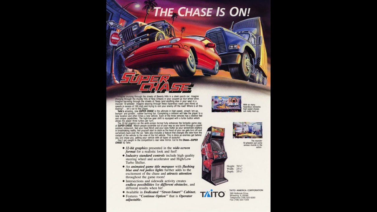 Super Chase (Arcade) Full Soundtrack