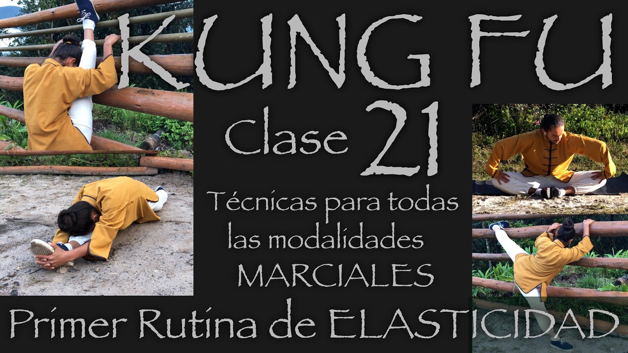 Primer Rutina de ELASTICIDAD * Técnicas para todas las modalidades marciales * "Clase 21 de Kung Fu"