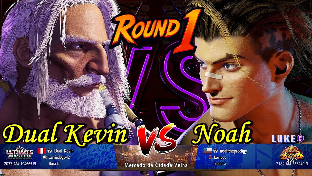 Dual Kevin (JP) VS (Luke) NoahTheProdigy - Street Fighter 6 - High Level Gameplay