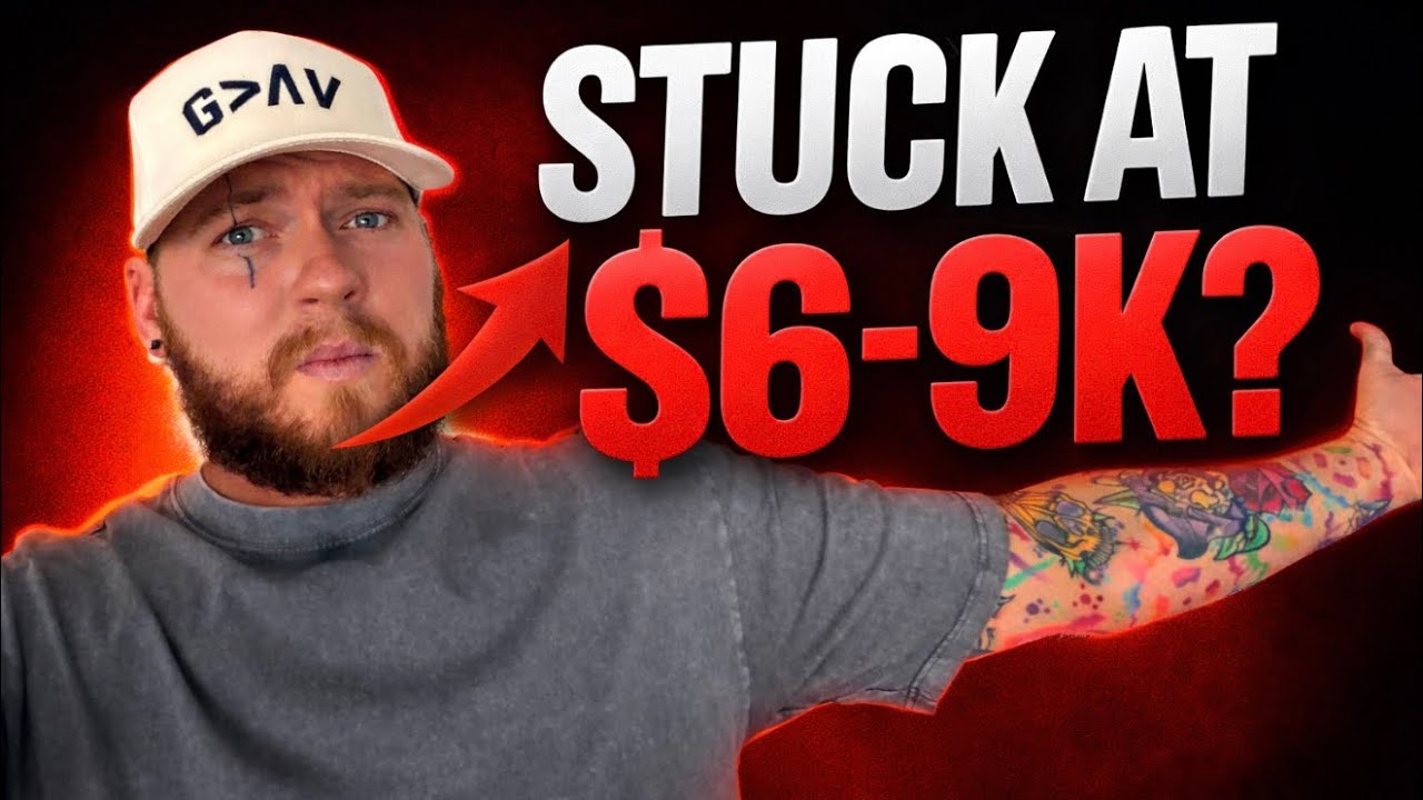 Why Online Fitness Coaches Get Stuck at $6k–$9k Months (And Can’t Break $10k)