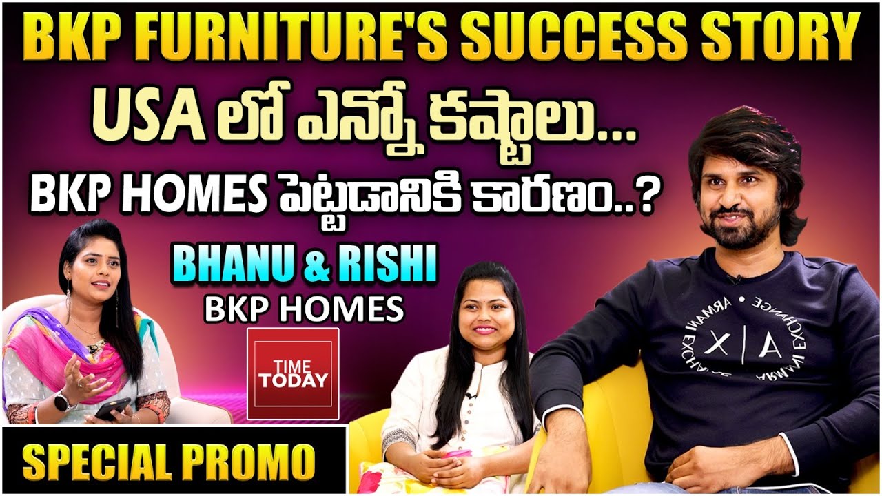 BKP Homes Bhanu, Rishi EXCLUSIVE Interview | BKP Homes Videos |BKP Homes Bhanu Love Story|TIME TODAY