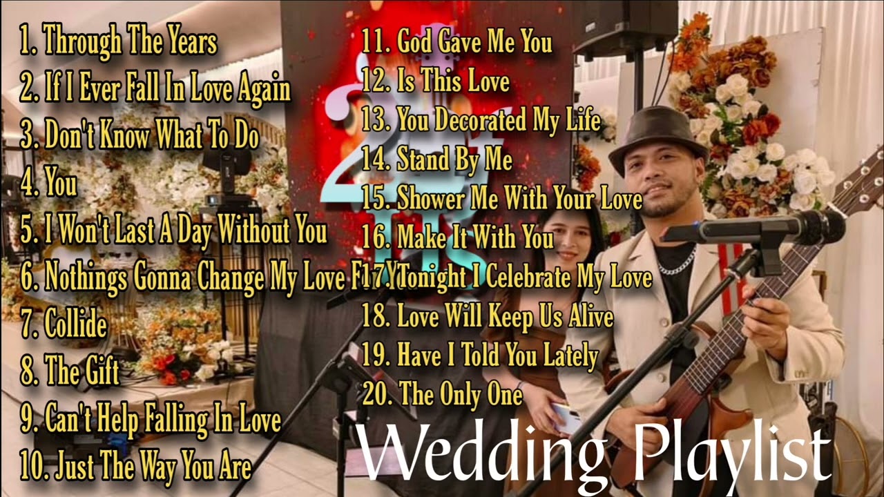 Wedding Event Playlist 2 of Us Acoustic Vol  1