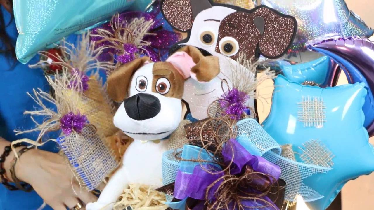 Mascotas arreglo de cumpleaños