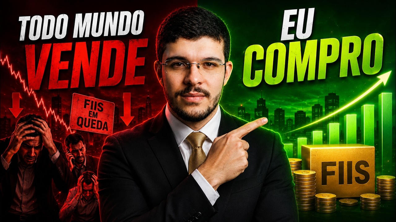 QUEDA NOS MERCADO DE FIIS! O QUE EST&Aacute; ACONTECENDO? (EXPLICA&Ccedil;&Atilde;O COMPLETA)