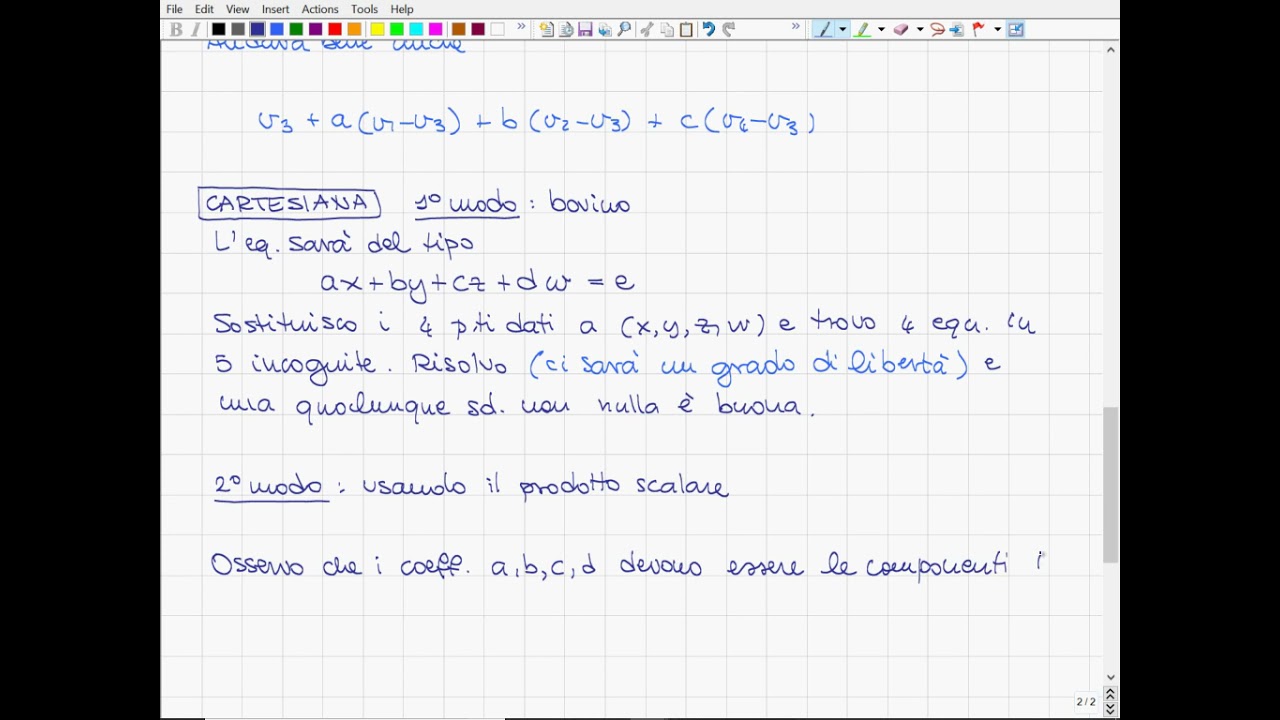 51 Introduzione Alla Geometria Affine, Equazioni Parametriche, Cartesiane, Traslazioni, Omotetie