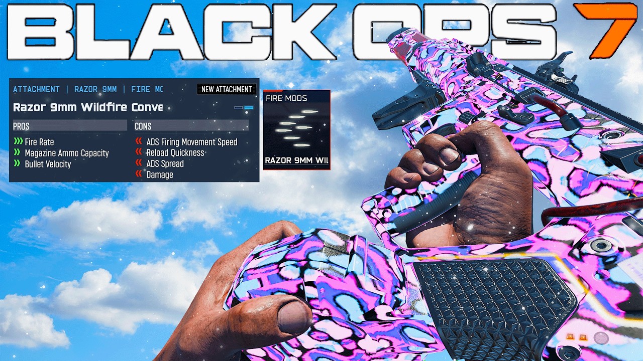 the NEW RAZOR 9MM WILDFIRE CONVERSION in BLACK OPS 7 (Best Razor 9mm Class Setup)