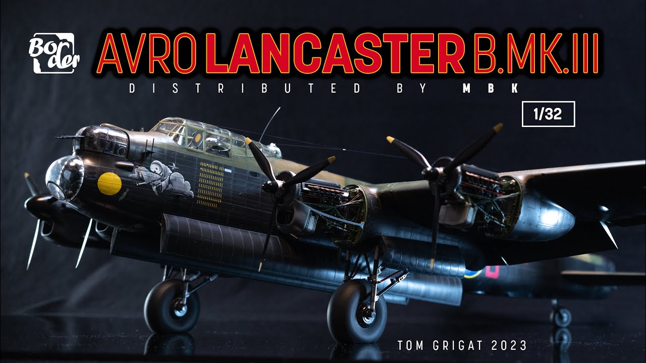 Witness the Fascinating Build of the Avro Lancaster B.MK.III Bomber in Stop Motion - 1/32 Scale