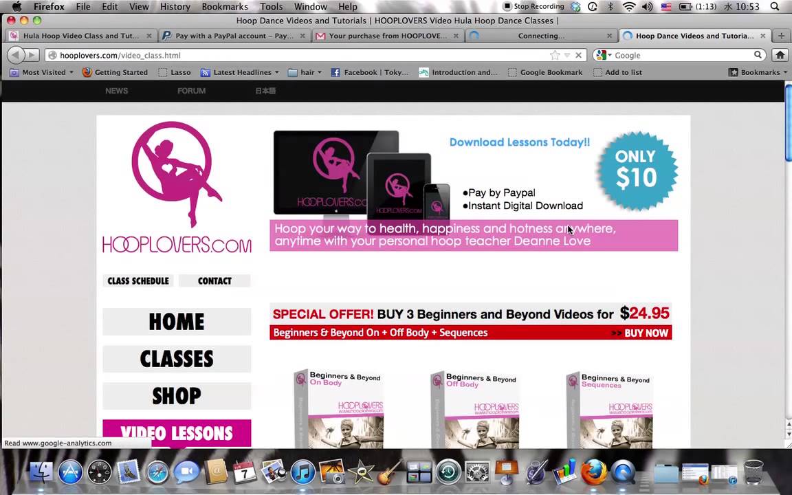 How to Download and Transfer Hooplovers Video Lessons