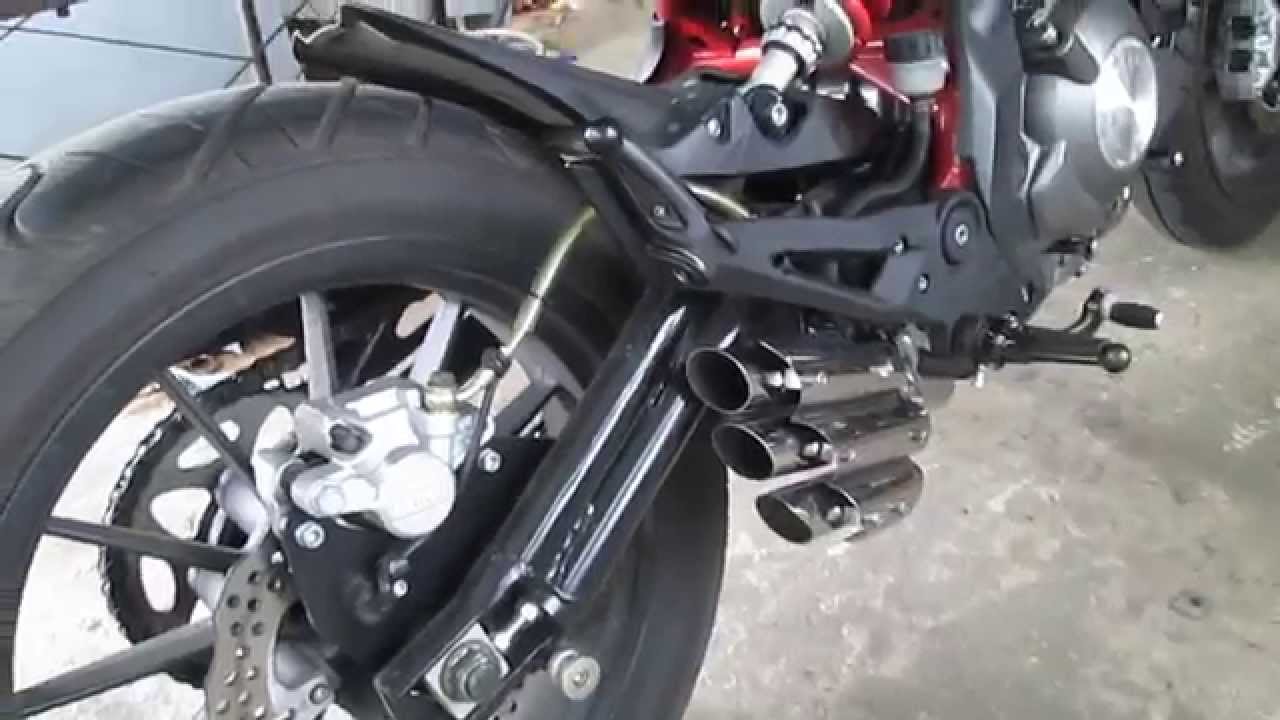 MV Exhaust For Benelli Tnt300s