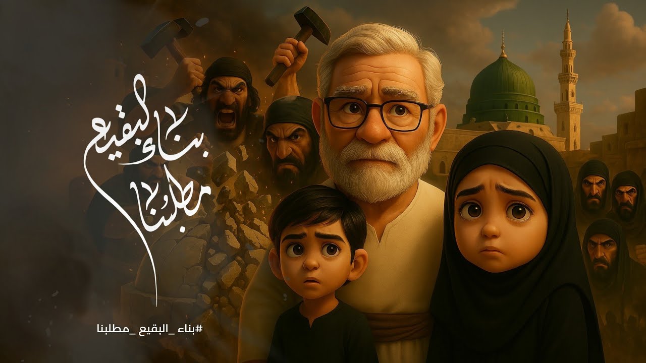 بناء البقيع مطلبنا - فيلم تهديم قبور أئمة البقيع(ع) - فيلم كرتون