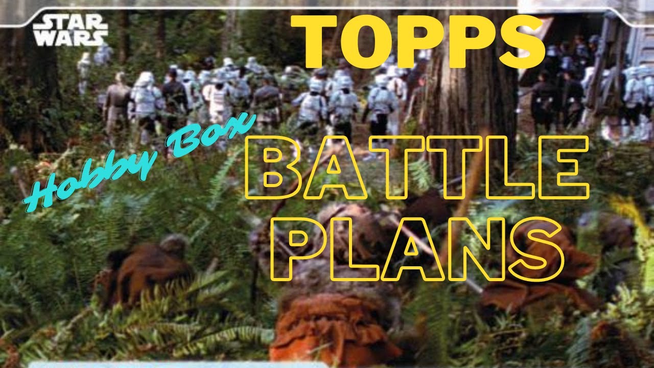 Topps 2021 Star Wars Battle Plans Hobby Box Break - 2 Very Nice Hits
