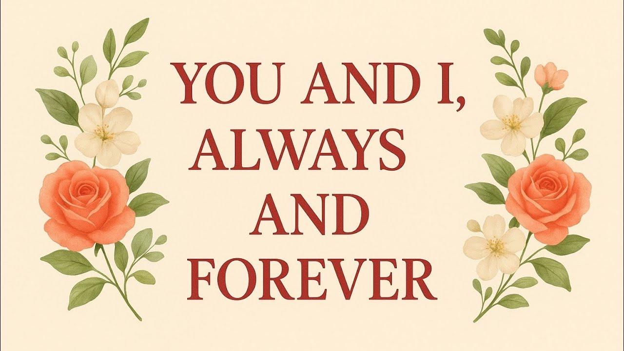 You and I,  Always And Forever 