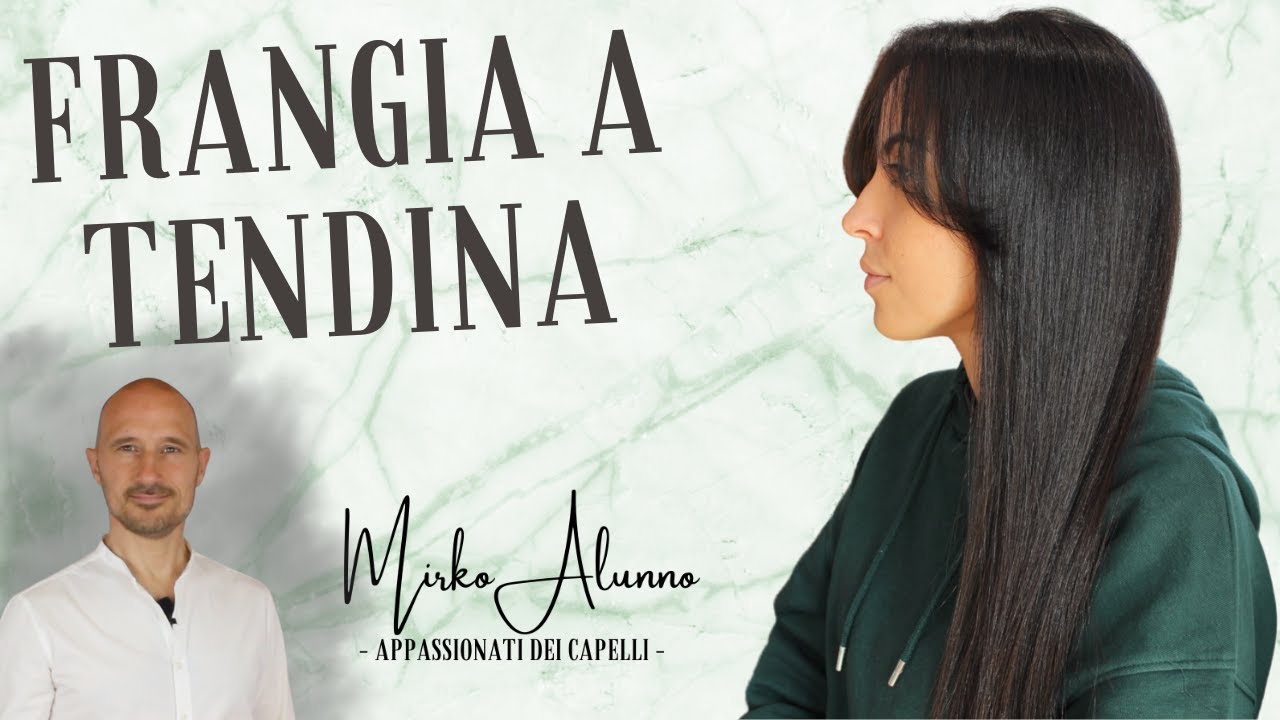 Come fare la Frangia a TENDINA e avere dei capelli Meravigliosi, in semplici passaggi