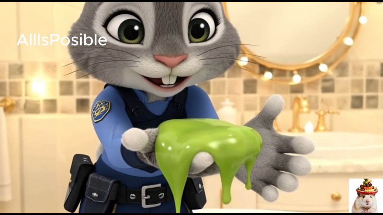 Judy Resting in a Jelly World | Zootopia