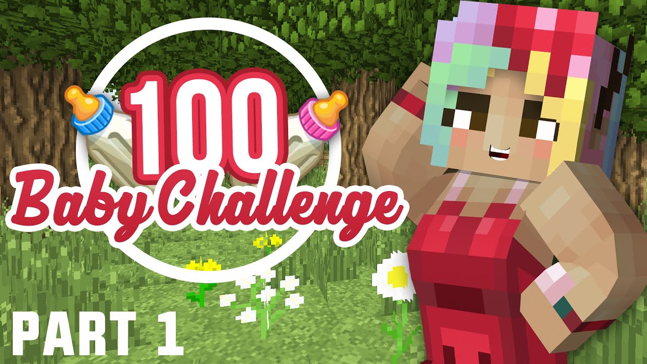 Minecraft: 100 Baby Challenge - Ep 01 - Get this Baby Started!