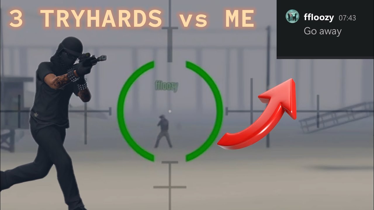 3 Tryhards vs Me in GTA Online | Full PvP Fight