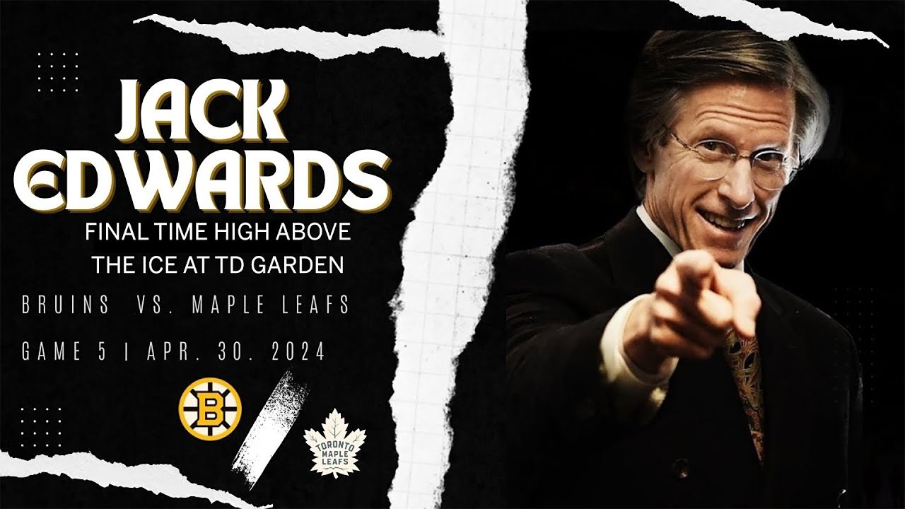 Jack Edwards' Emotional Final Sign-off High Above The Ice at TD Garden