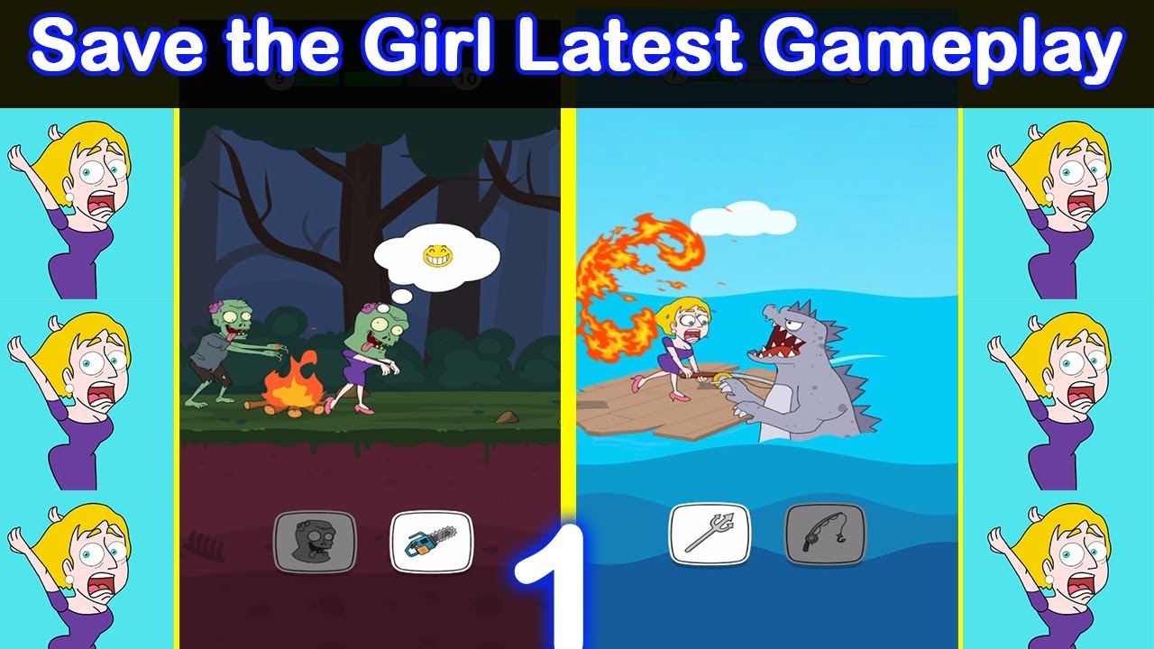 Save The Girl - Game-play Walk-through - All Levels Solution - Playlist | MG Games