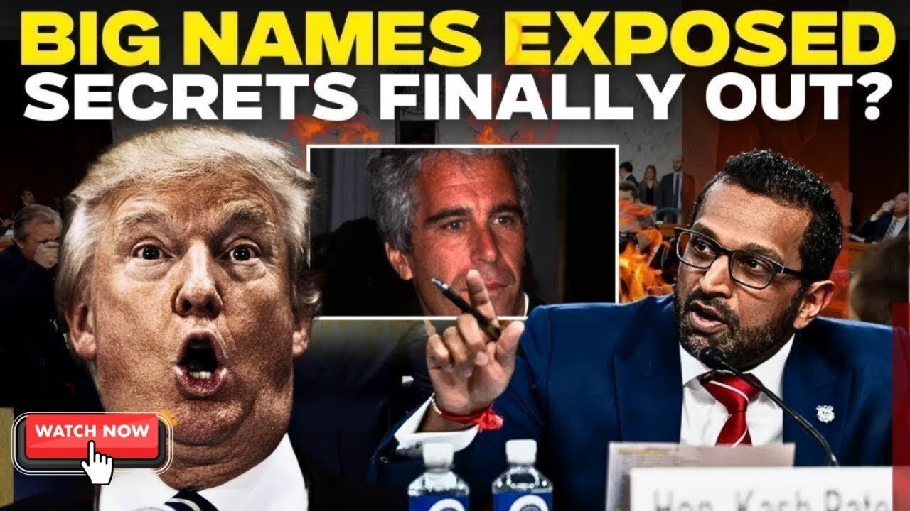 LIVE: Kash Patel SHOCKER On Epstein Case LIVE | He Killed Epstein! | Trump-Epstein Case | US-FBI