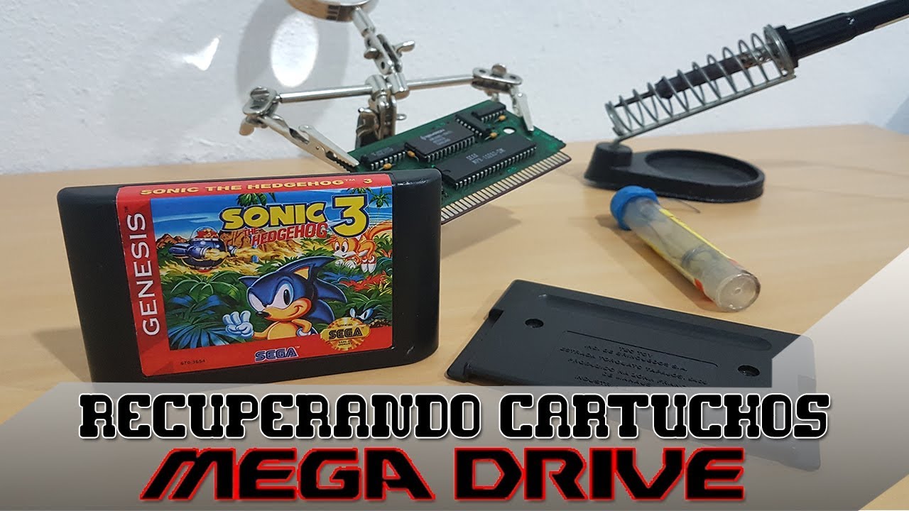 Recuperando Cartuchos de Mega Drive