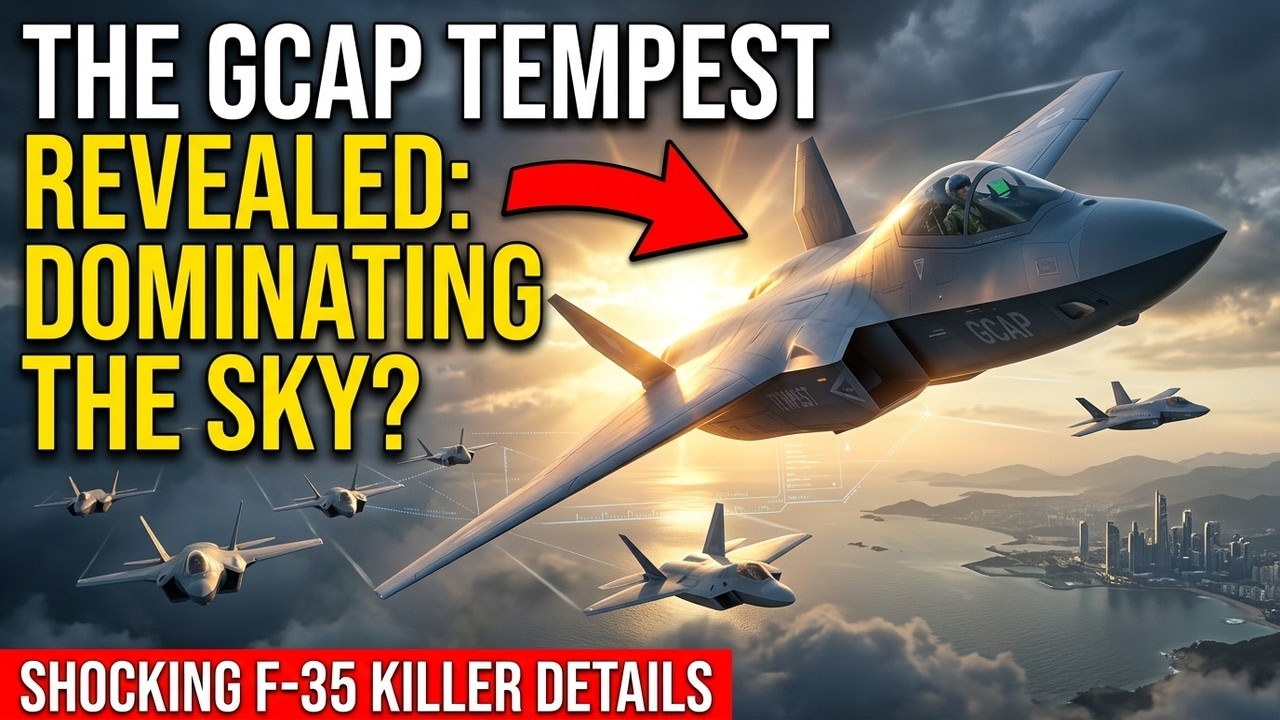 The GCAP Tempest REVEALED | The 6th Gen Fighter That Will DOMINATE The Sky (Shocking Details)