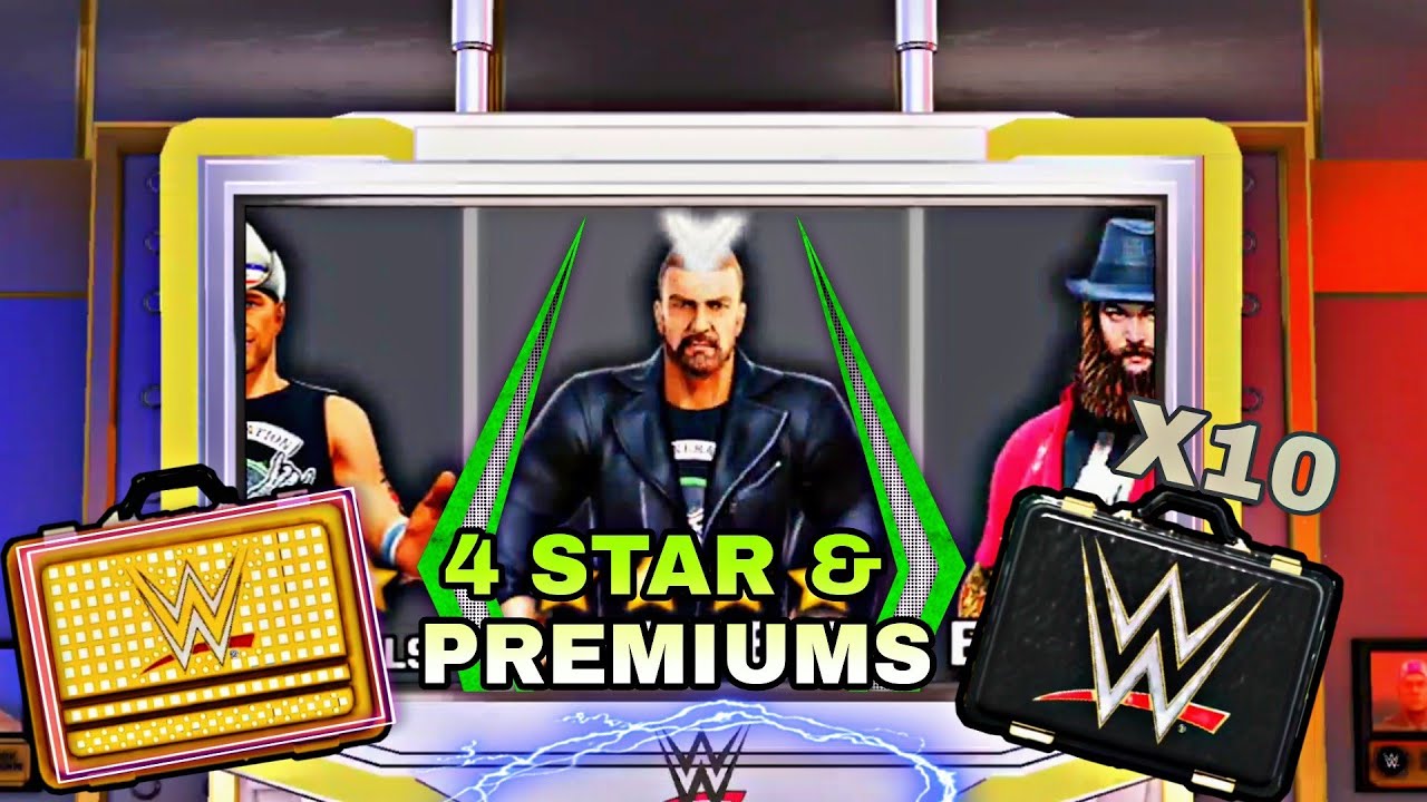4 STAR LOOTCASE & 10 PREMIUM LOOTCASE OPENING | WWE MAYHEM