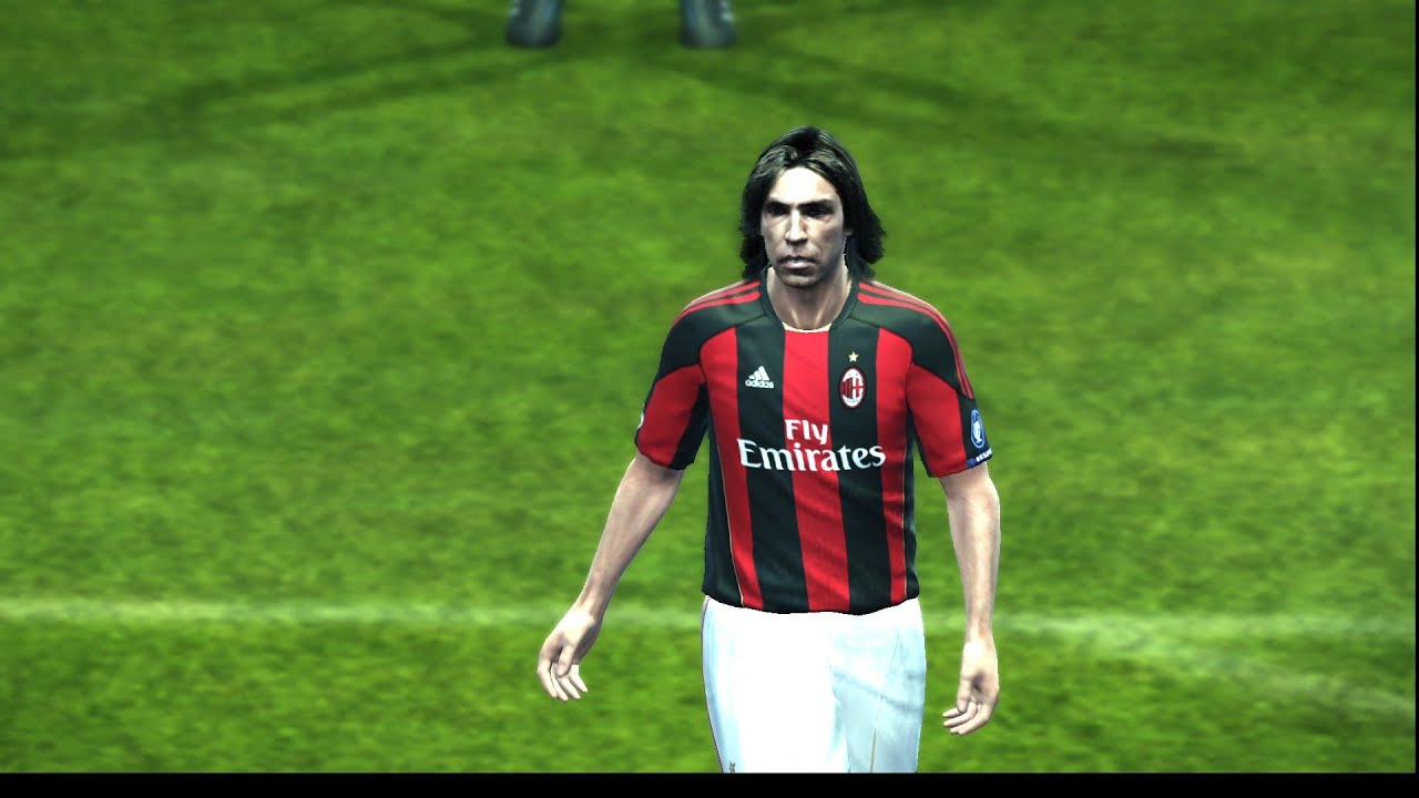  PES 2011  UEFA Champions League Quarter-finals 2st leg A.C. MILAN VS REAL MADRID C.F.