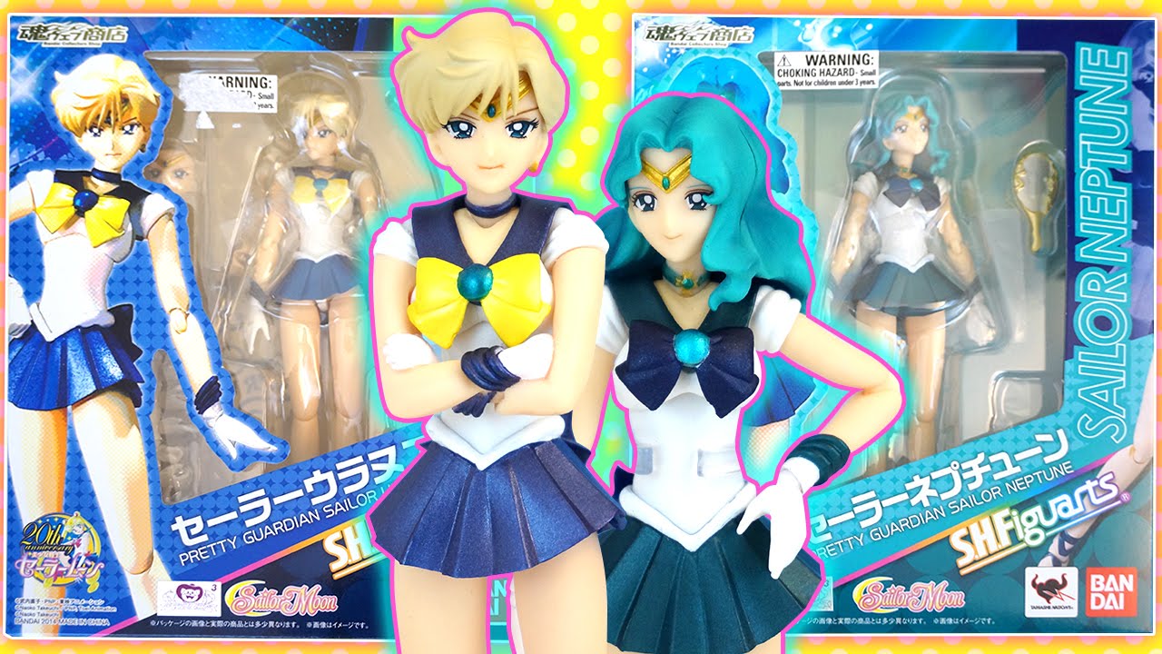 Распаковка и обзор фигурок Сейлор Уран и Сейлор Нептун из аниме «Сейлор Мун» (Sailor Moon).