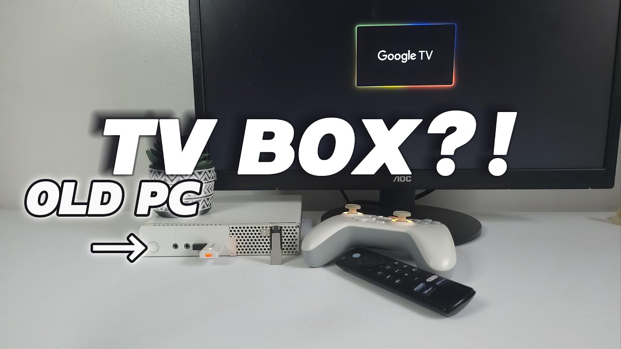 Я превратил старый ПК в приставку Google TV (Google TV 14)